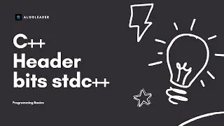C++ Header bits stdc++