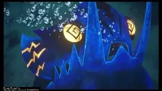 Lightning Angler boss fight (kingdom hearts 3)