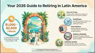 Retire in Latin America - Spotlight on 5 Countries To Enjoy A Richer Lifestyle