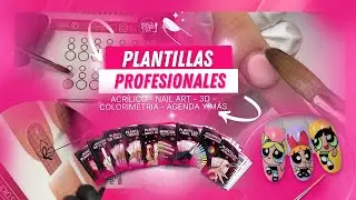 💅¡Domina el Arte de las Uñas Creativas! - Pack de Plantillas Profesionales de Práctica para Uñas