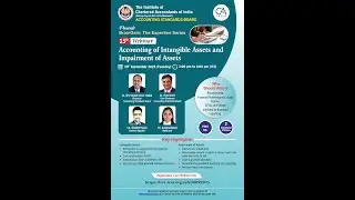 Webinar on &ldquo;Accounting of Intangible Assets and Impairment of Assets&rdquo;