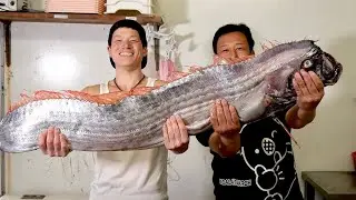 Я попробовал giant oarfish!