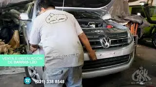 VOLKSWAGEN AMAROK - COLOCACI&Oacute;N E INSTALACI&Oacute;N DE BARRA LED