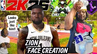 The Realest Zion Williamson NBA 2k26 Face Creation (Chef's Edition) 💪🏾🔥🔥