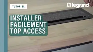 Installer Incara&trade; Top Access de Legrand Cable Management