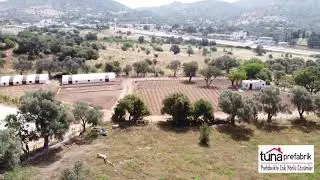 Prefabrik bah&ccedil;e evi &Ccedil;ağdaş holding Bodrum