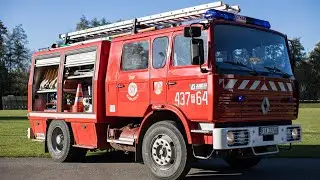 ZURA] Przejazd alarmowy zastępu 437[R]64 GBA  Renault G230/Camiva z OSP Zabłotce