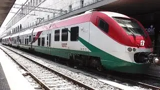Leonardo Express Train departing Rome Termini Station