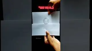 Draw Sad 😔 Emoji in Real Life