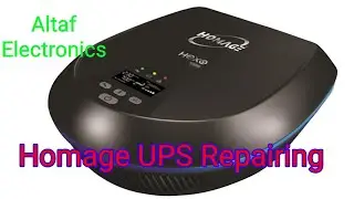 Homage Axiom 1202 UPS no display battery per repairing  Urdu Hindi Altaf Electronics