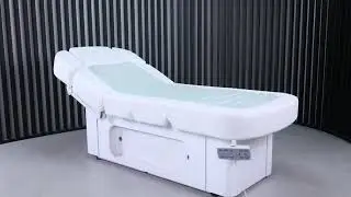 The HZ-3381A-1 Spa Wellness Table features a heated Aqua mattress and relaxing atmospheric ambience.