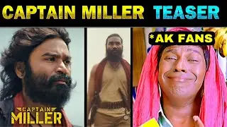 Captain Miller - Teaser | Captain Miller Teaser Troll | Captain Miller Trailer | Dhanush Birthday