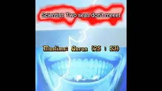 Quran miracle (two seas don't meet) #trending #freepalestine #quran