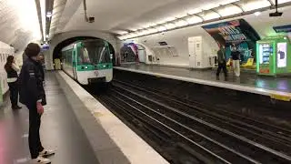 79 Arriv&eacute; d&rsquo;un MF77 ligne 7 &agrave; Poissonni&egrave;re