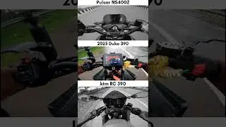 Pulsar Ns 400z vs 2025 Duke 390 vs Ktm Rc 390 || #gearchallenge #shorts #kuldeepbaghel