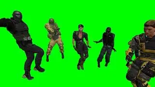 R6 Chroma key dance party Hype scene Royalty free