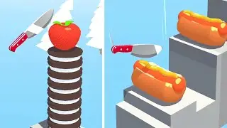 Slice It All Gameplay! Satisfying and Relaxing ASMR Slicing Video
