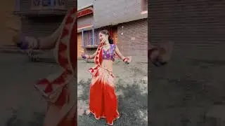 Indian saree dance red saree