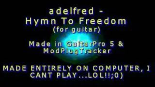 adelfred - Hymn To Freedom (for Guitar)