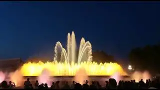 fuente musical de plaza Espa&ntilde;a Barcelona#catalunya #fiesta #paseo