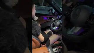 girl enjoy Mercedes-Benz driving🥳 #shortsfeed #viral #shorts #dubai #drive
