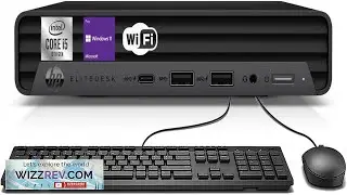HP EliteDesk 800 G6 Mini PC Desktop Computer Hexa Core i5 10500 16GB DDR4