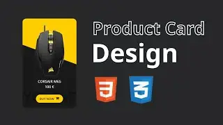 Create Product Card Design by Html And Css