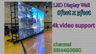 PLED DISPLAY WALL 4K support, LED Display Board, LED Sinages, LED Running Board chennai 9514400860