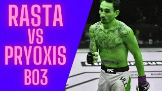 UFC 4 Youtuber Showdown BO3 vs Pryoxis! (Pro Player FIGHT BREAKDOWN)