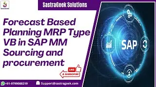 Forecast Based Planning MRP Type VB in SAP MM Sourcing and procurement