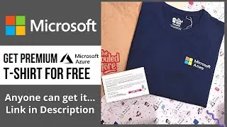 Microsoft Azure FREE T-SHIRT | FRT Program | Swags and Goodies #microsoft #Azure #free_tshirt