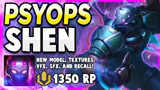 *НОВЫЙ* ОБЛИК ПСИХОПЕРАТОРА ШЕНА &mdash; АБСОЛЮТНОЕ СОВЕРШЕНСТВО! - League of Legends