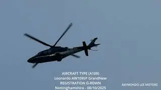 Leonardo AW109SP GrandNew (G-RDWN) Spotted | Sleek Twin-Engine Helicopter