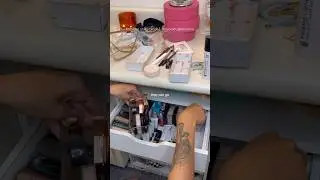 makeup organization / beauty drawer decluttering 🎀😀🩷 (acrylic drawer organizers 🔗 on my AS!)