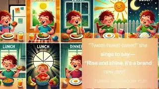 When Do I Eat? | Fun Mealtime Song for Kids | Healthy Snacks and Meals Rhyme