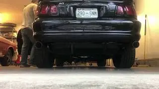 Magna Flow Competition series exhaust on 98 Cobra