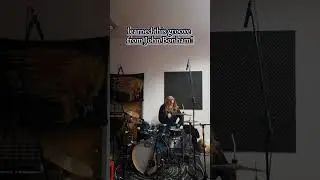 John Bonham drum groove 🥁...#drummer #drums #johnbonham #johnbonhamstyle #rockdrummer