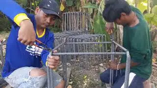 วิธีทำเหล็กฟุตติ้ง Footing Detail F1