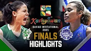 DLSU VS. ZUS COFFEE | FINALS | Full Game Highlight | Davao Invitational Volleyball Tournament 2025