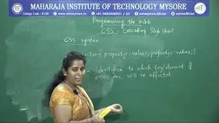 CSS|7th semester|CS&E|Module-1|Web Technology & Its Applications|Session-5