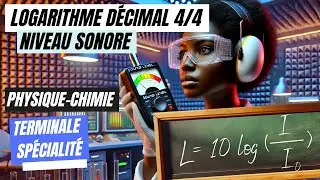 🔣LOGARITHME D&Eacute;CIMAL ( Log ) 4/4 : Intensit&eacute; NIVEAU SONORE. Terminale sp&eacute; sp&eacute;cialit&eacute;. Physique Chimie