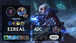 Ezreal ADC vs Tristana - EUW Master Patch 11.15