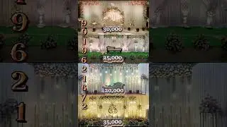 Engagement Decoration, Ring Ceremony Stage Decoration Ideas #engagementdecor #shorts #ytshorts