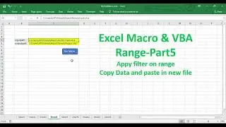 Master in Excel Macro (VBA) &ndash; Pass Cell Values to VBA Code (Input Path & Output Path) | आसान सीखिए
