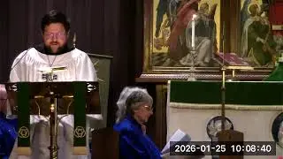 January 25th Service