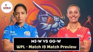 MIW vs GGW Match Preview || WPL - Match 19 || Mumbai vs Gujarat || Women IPL || 30/01/2026