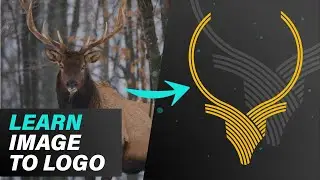 How To Design A Logo From An Image ( Deer )
