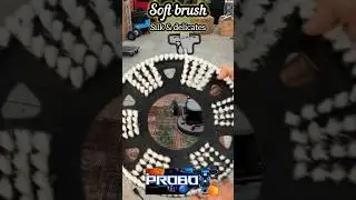Soft brush for delicates like wool and silk. All can be done with the Probot. Oscillating pad OP