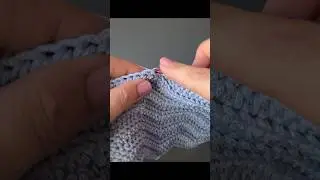 Как красиво и не заметно ввести новую нить? Вязание крючком... #crochet