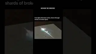 Light Refraction Through Broken Glass| #shorts #physics #sigmaphysicsteacher #science #goviral #fyp